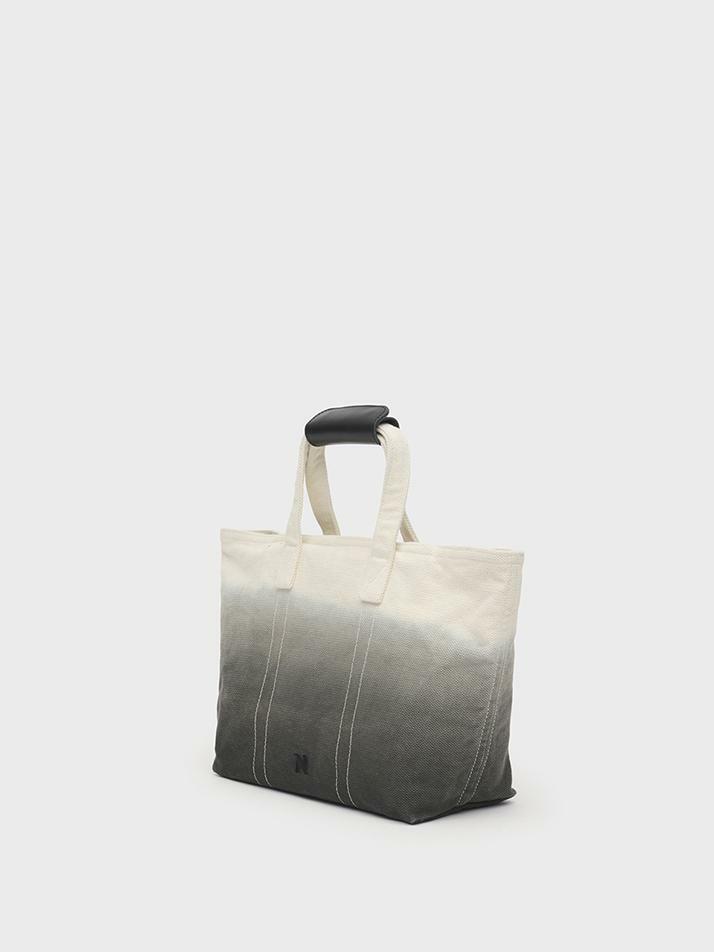 A/P 004 NIFTY GRADATION SHOPPER BAG S_BLACK