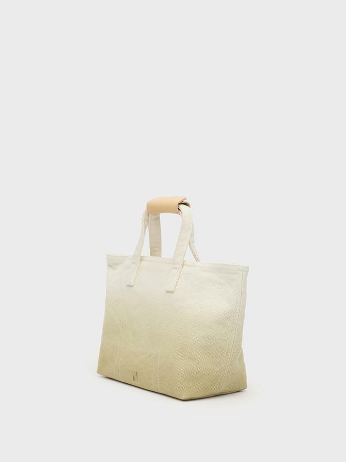 A/P 004 NIFTY GRADATION SHOPPER BAG S_KHAKI