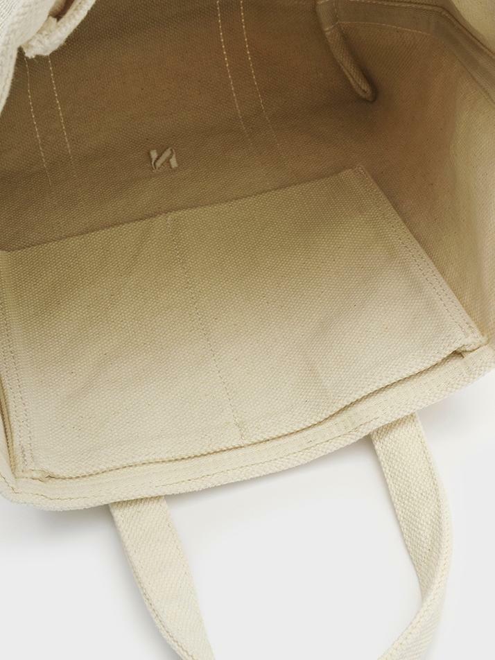 A/P 004 NIFTY GRADATION SHOPPER BAG S_KHAKI