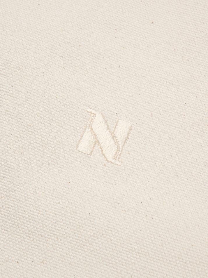 A/P 008 HC AS BORN 2 CANVAS POUCH BAG L_ECRU