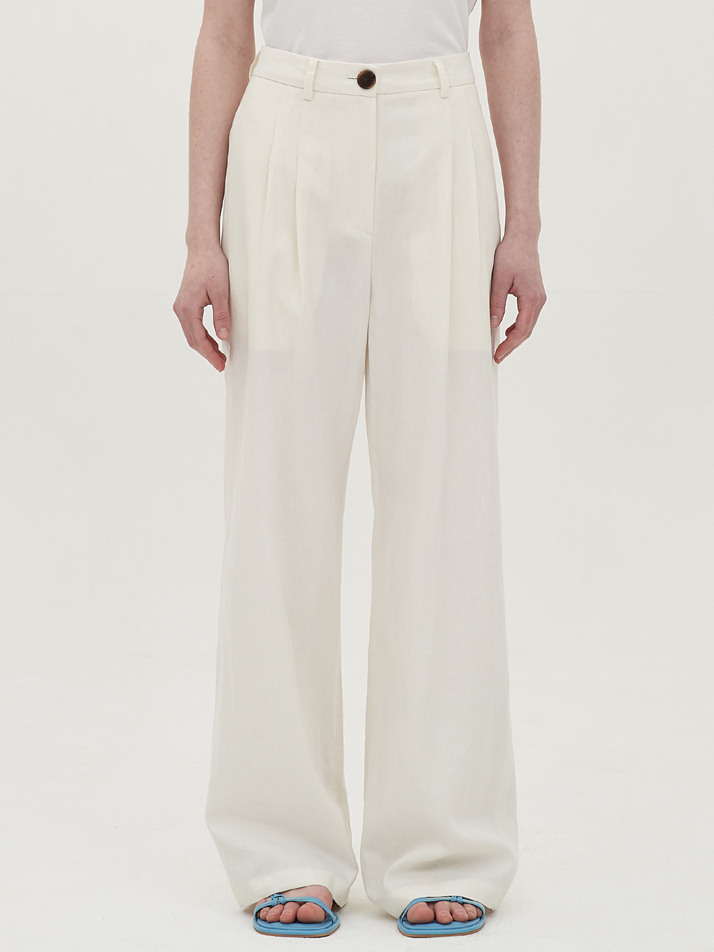 Deena Long Pants - Offwhite