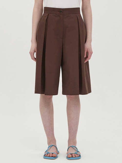 A-line short_chocolate