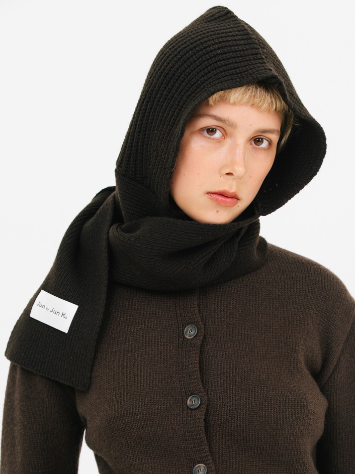 wool muffle baraclava_dark choco