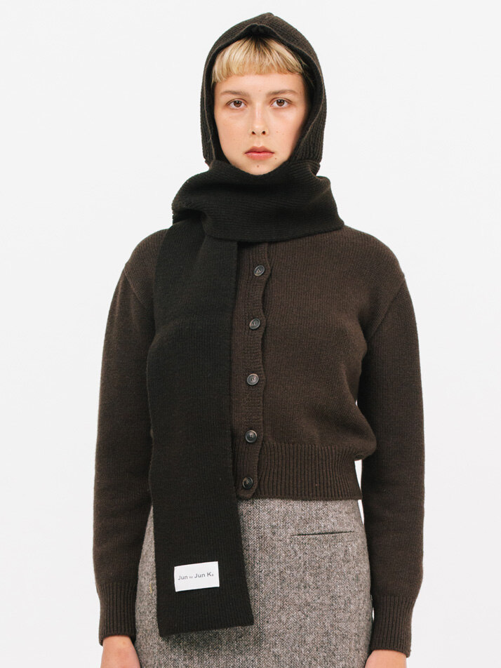 wool muffle baraclava_dark choco