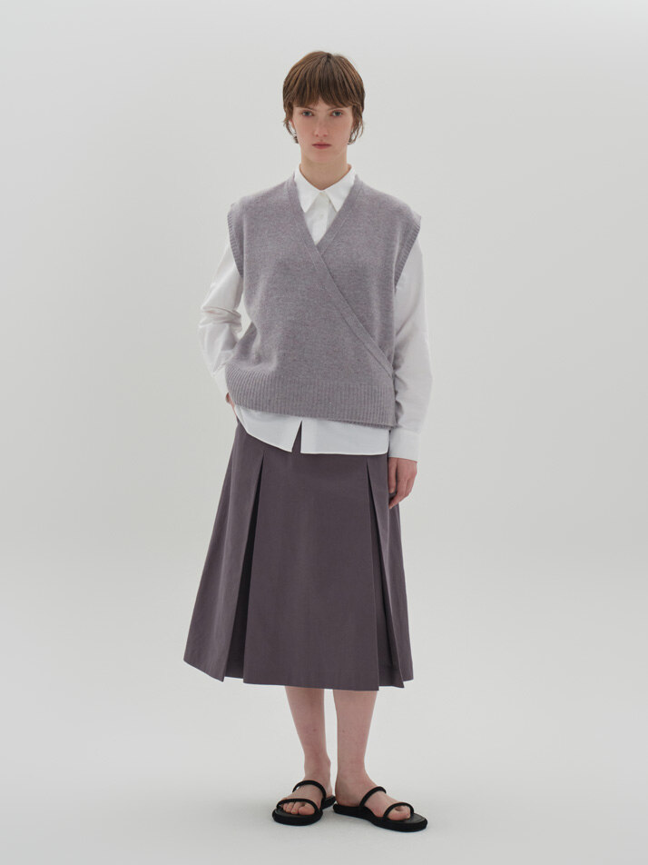 le conte skirt_violet gray