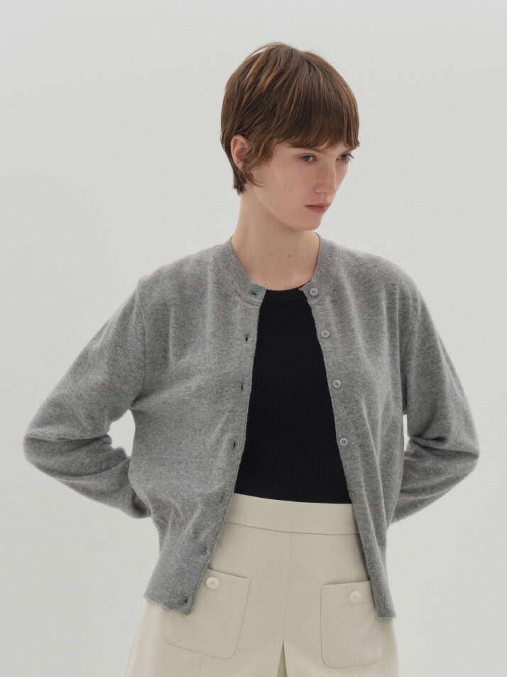 le conte cardigan_hush gray