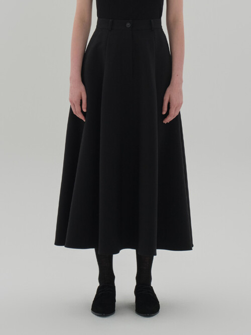 rohmer wool skirt_black