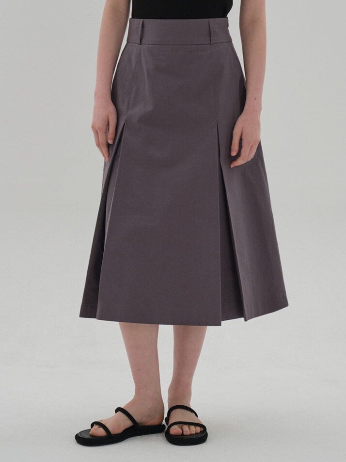 le conte skirt_violet gray