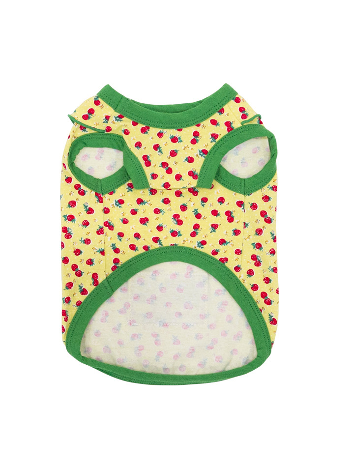 STRAWBERRY FRILL SLEEVELESS [GREEN]