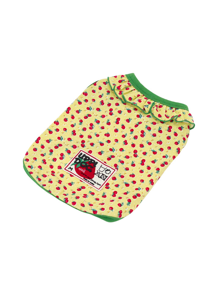 STRAWBERRY FRILL SLEEVELESS [GREEN]