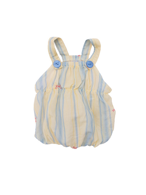 AIRY COTTON BALLOON TEE [BUTTER STRIPE]