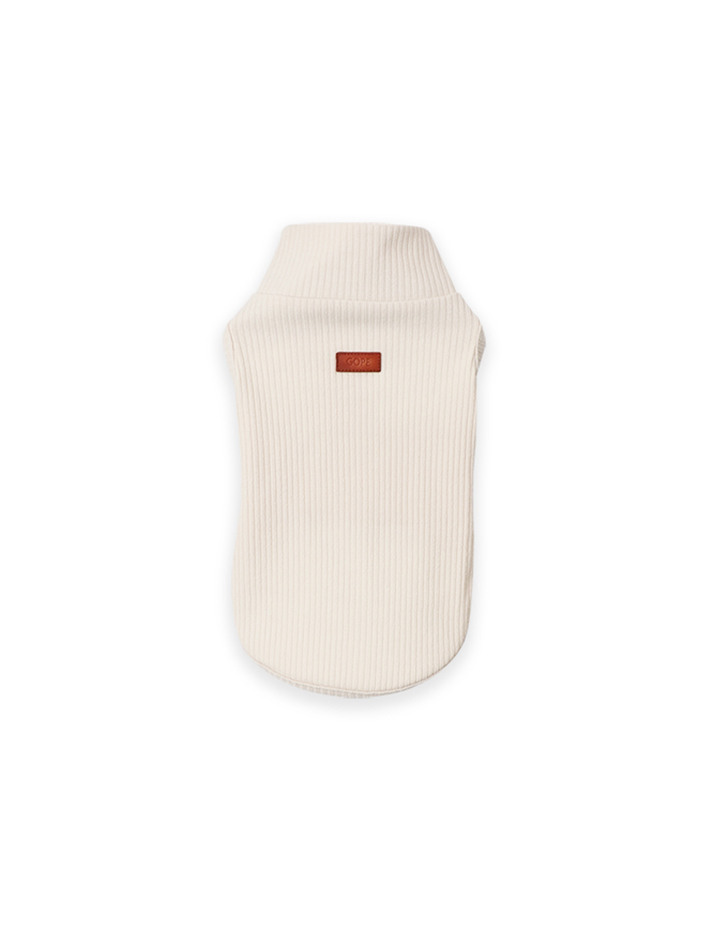 Nature Dog Sleeveless Turtleneck IVIV