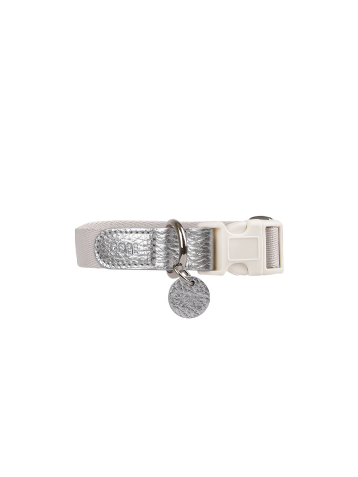 Metallic Dog Collar SIIV (O-Buckle)
