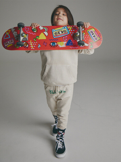 LOGO SWEAT PANTS_BEIGE