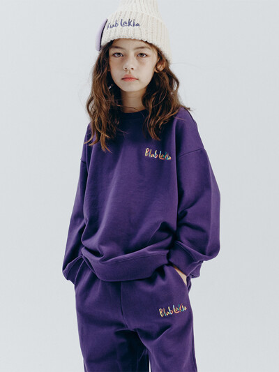  BLABLAKIA EMBROIDERY SWEAT SHIRTS