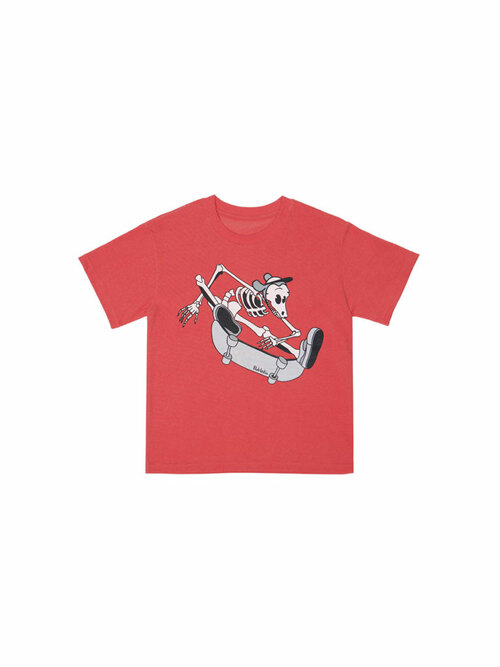 BLAB SKULLBOARD PIGMENT T-shirt(KIDS)_RED