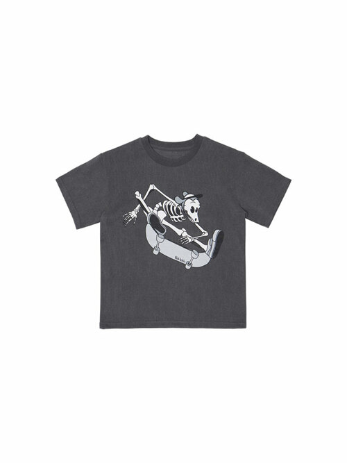 BLAB SKULLBOARD PIGMENT T-shirt(KIDS)_GRAY