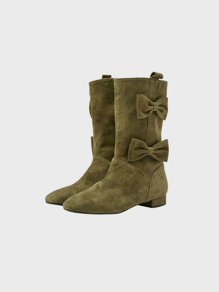JANE BOOTS ( KHAKI )