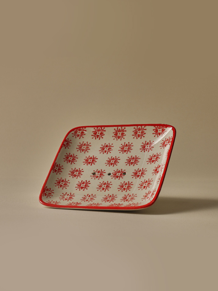 빈티지 세라믹 비누받침대(사각형)