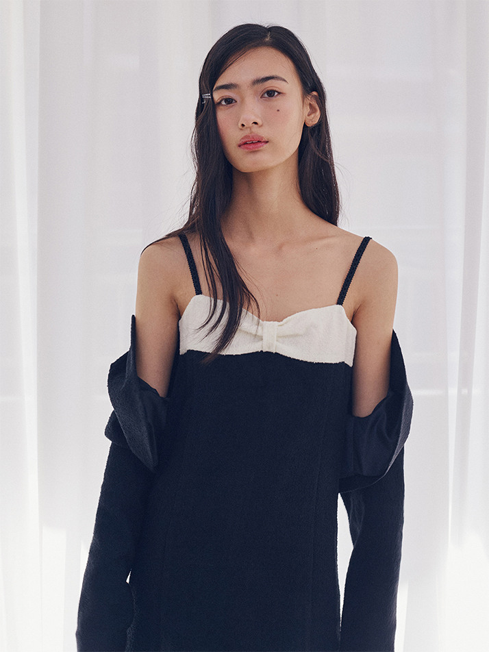 Mono Ribbon Mini One-piece Set-up_black