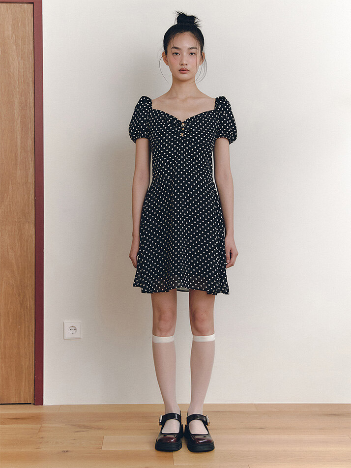 Dot Celia One-piece_black