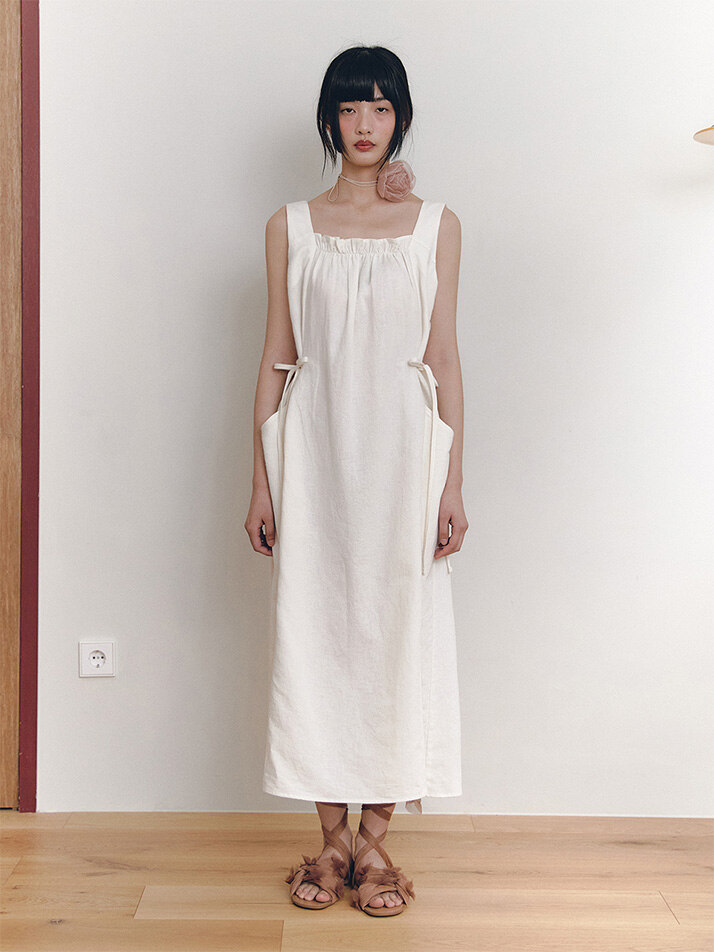 Linen Clementine One-piece_ivory