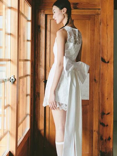 Bridal Gentle Giant Ribbon Band_white