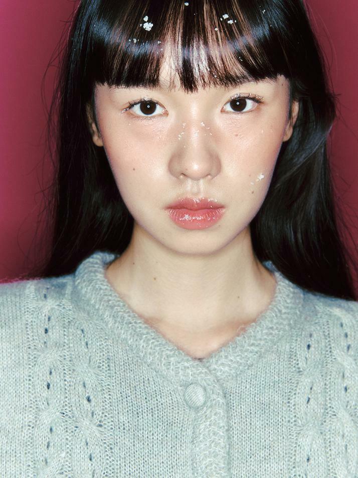 Sally Cable Knit Cardigan_gray