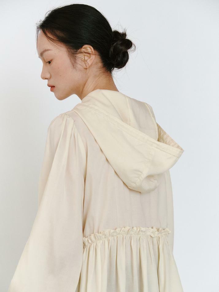 Romantic Hoodie Blouse_butter