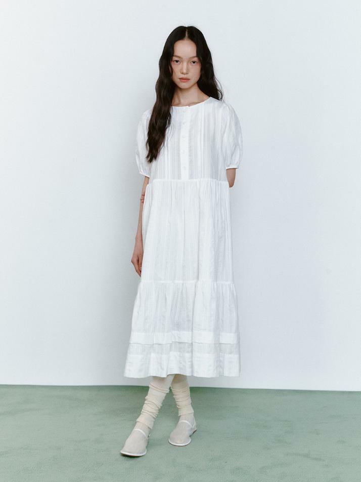 Forest Fairy Button One-piece_cotton white