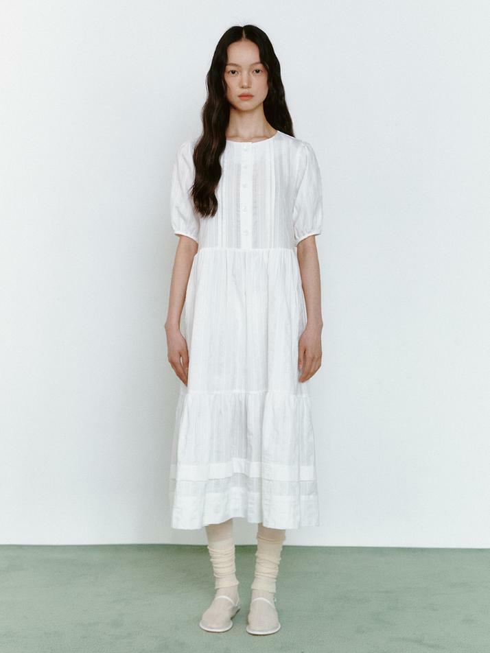 Forest Fairy Button One-piece_cotton white