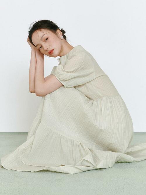 Forest Fairy Button One-piece_sheer green