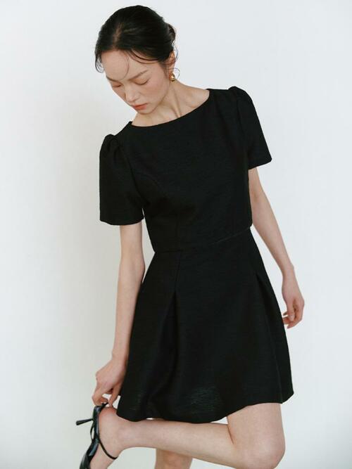 March Tweed One-piece_black