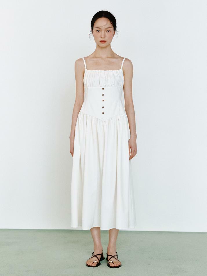 Ann Corset Long One-piece_ivory