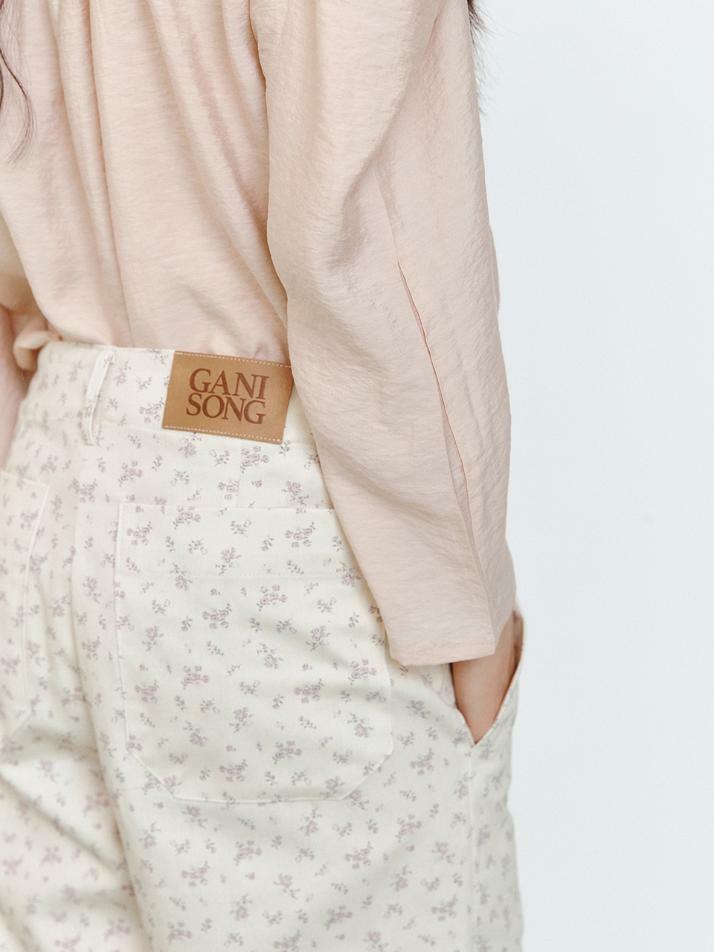 Picnic Floral Out-pocket Pants_beige