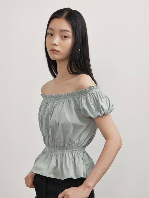 Petal Bud Blouse_mint