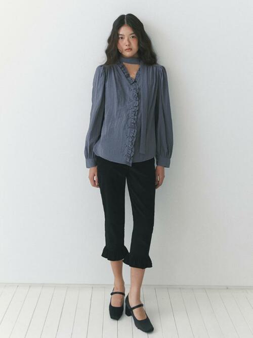 Corduroy Cha Cha Pants_black