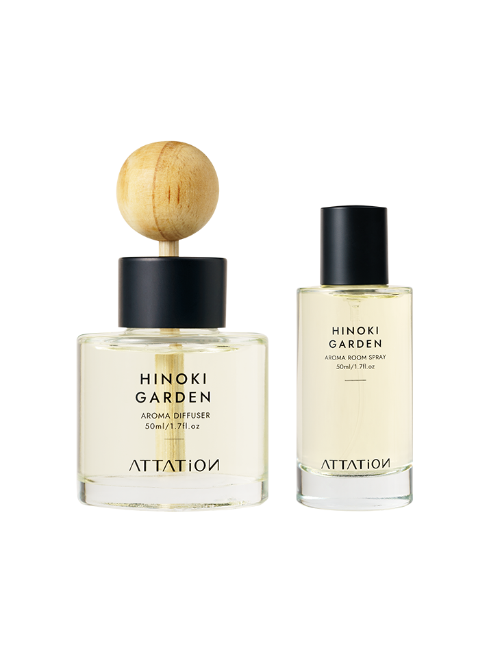 어테이션 릴렉싱 세트 Car 아로마오일 호텔 실내 디퓨저50ml&룸스프레이 향3종