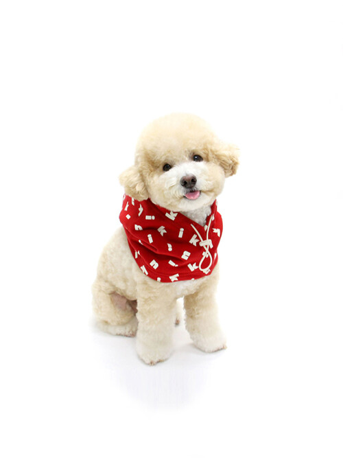 KINI LOGO PATTERN BARAKLAVA - RED(바라클라바)