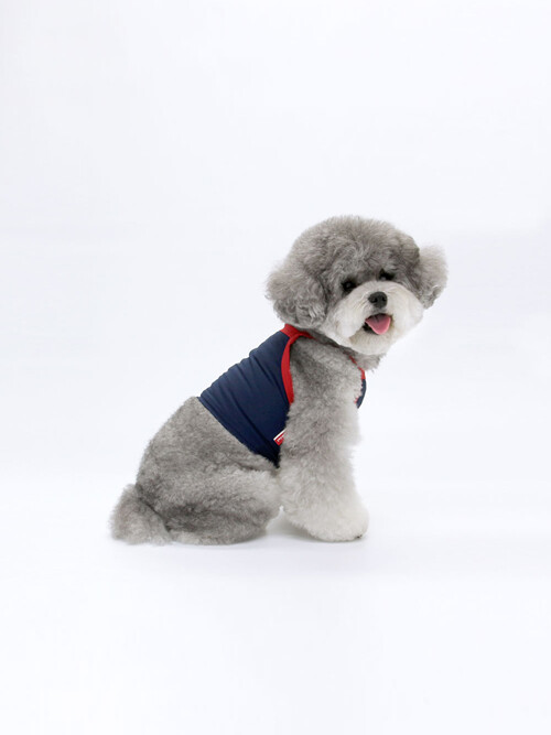 ORIGINAL SIGNATURE CROP TOP-NAVY(크롭탑)