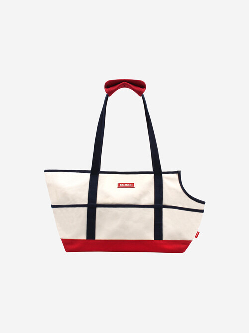 ORIGINAL COLOR BLOCK CARRIER BAG-IVORY(캐리어백)