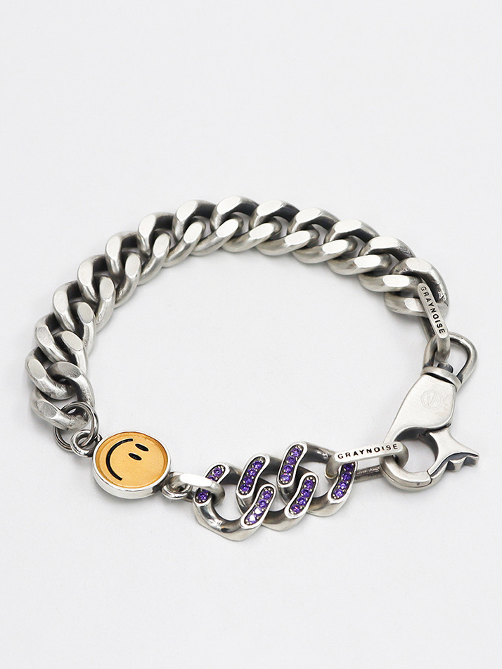smile cubic chain (925 silver)