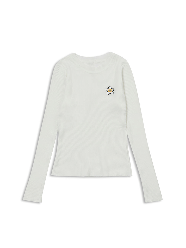 slim line knit ivory
