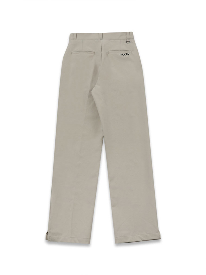 straight fit pants beige