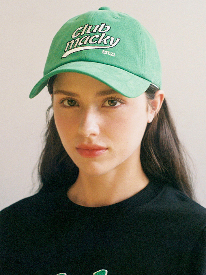 flua ball cap green