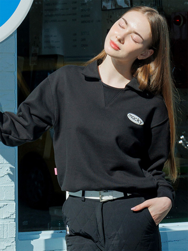 sporty max sweatshirt black