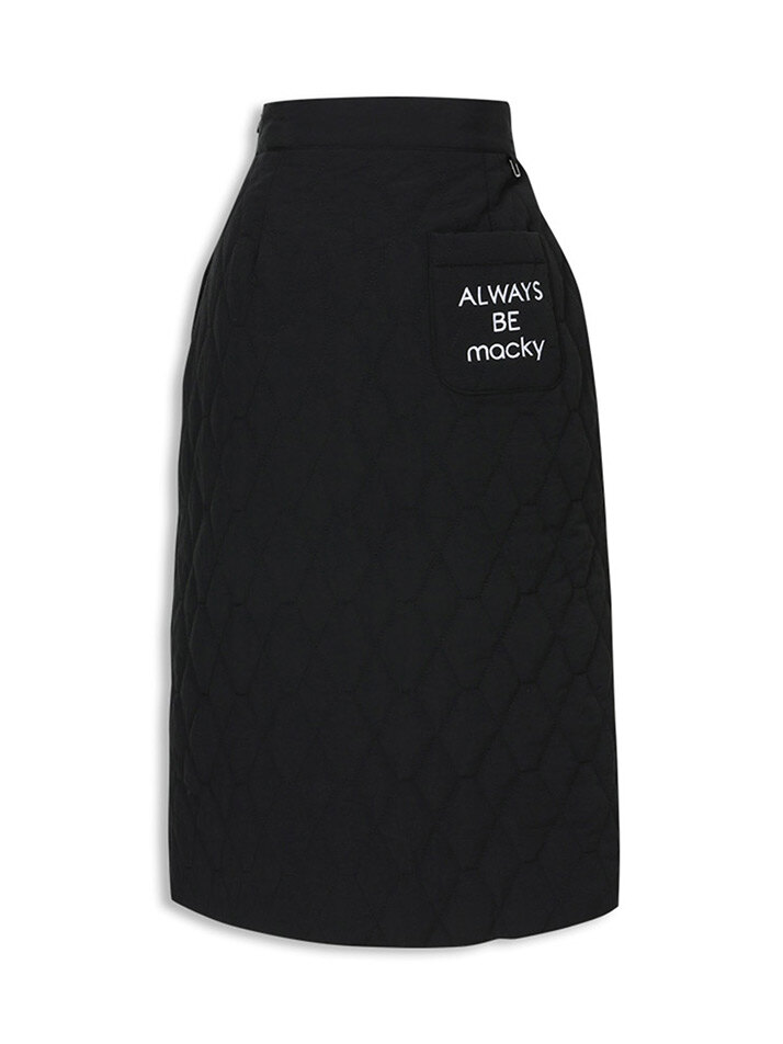 always macky long skirt black