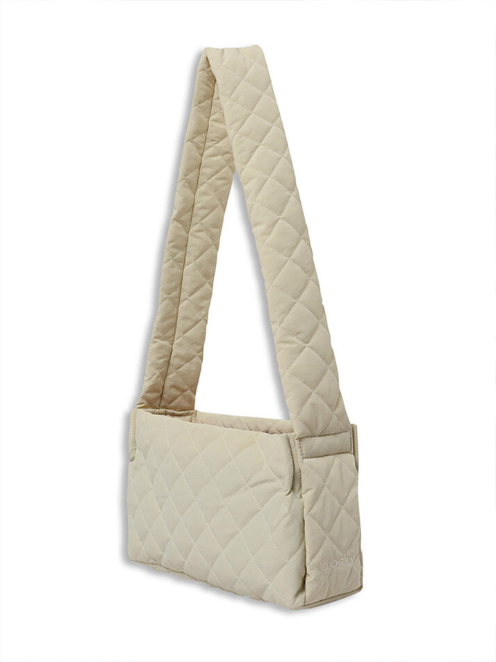 field tote cross bag ivory