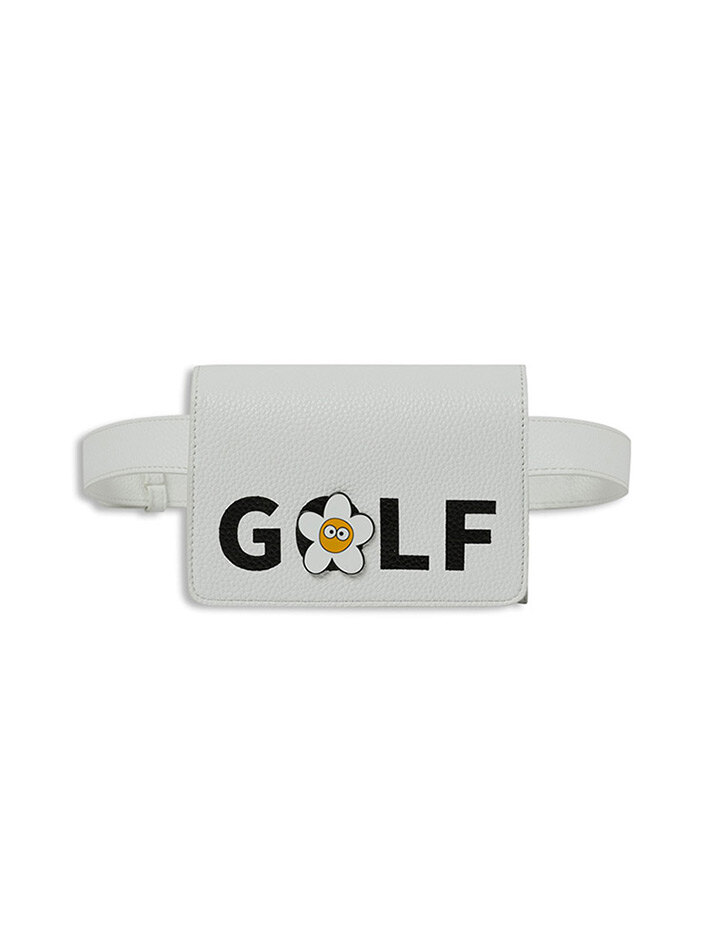 golf belt white