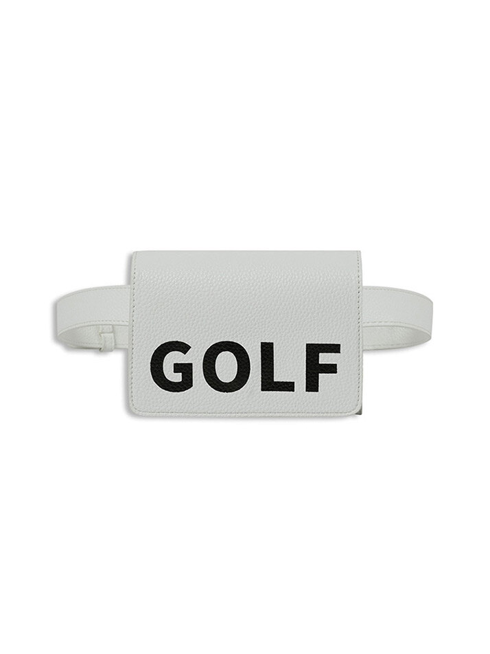 golf belt white